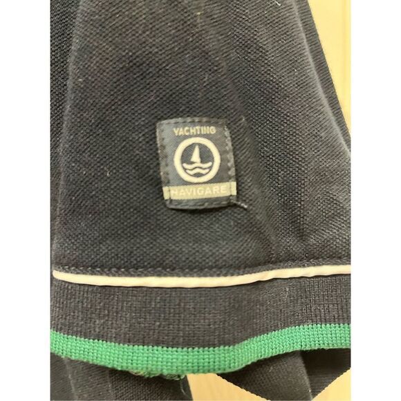 Navigate Navy Crest Yachting Polo Shirt sz XXL - Picture 4 of 6